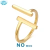 New product stainless steel small and delicate parallel line opening ring for gifts
