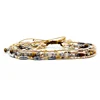 High quality tassel jewelry glass seed bead bracelet patterns Layering tassel bracelet Boho jewelry