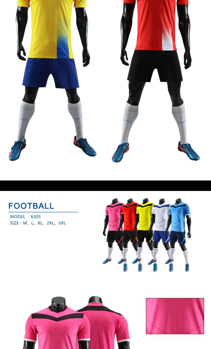 Factory Price Wholesale Cheap Soccer Jersey Set Custom Soccer Uniform