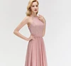 Best selling items wholesale cheap price elegent turquoise bridesmaid dress purple