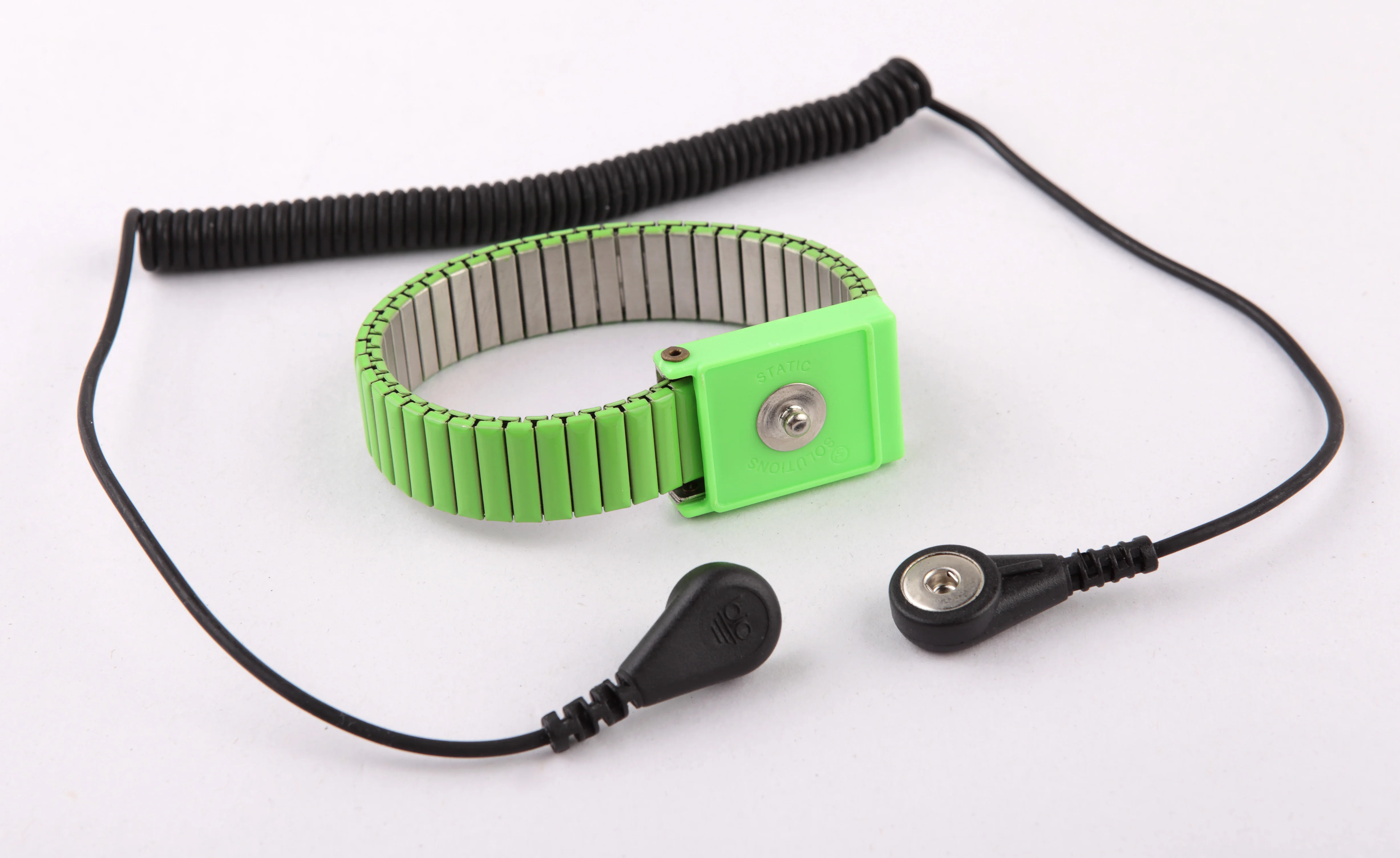 Adjustable Stainless Steel Esd Wrist Strap For Single Wire Magsnap