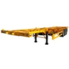 Heavy duty chassis truck trailer extendable container tailer PE pipe welding machine
