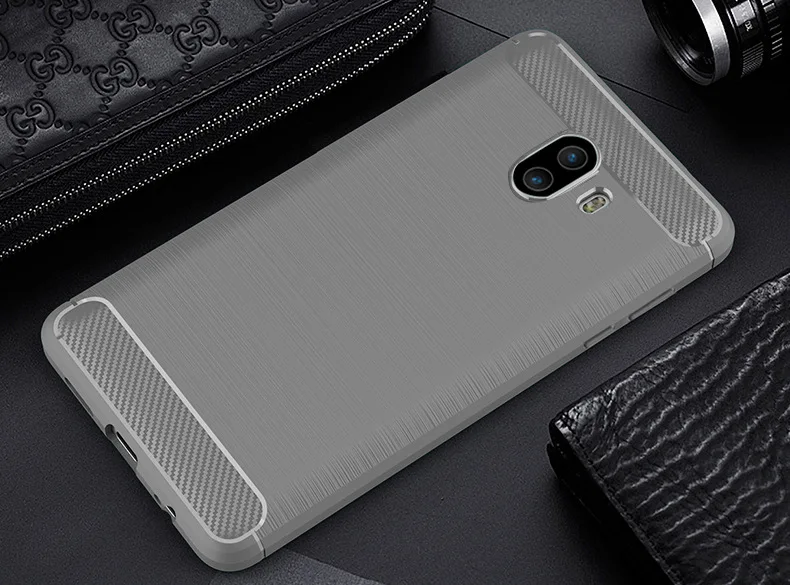 2017 New Arrival Carbon Fiber Tpu case for Samsung galaxy C10 Plus brushed tpu soft cover for Samsung GALAXY C10 Plus