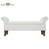 Factory with 20 years experience home furniture KD design bench/bedroom furniture fabric upholstered end of bed bench