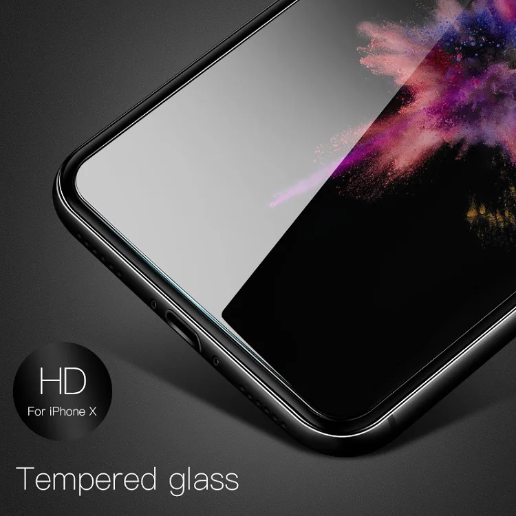2020 Ultra Thin Wholesale 9H 2.5d for iPhone X screen protector for iPhone X tempered glass for iPhone 11 6 7 8 plus