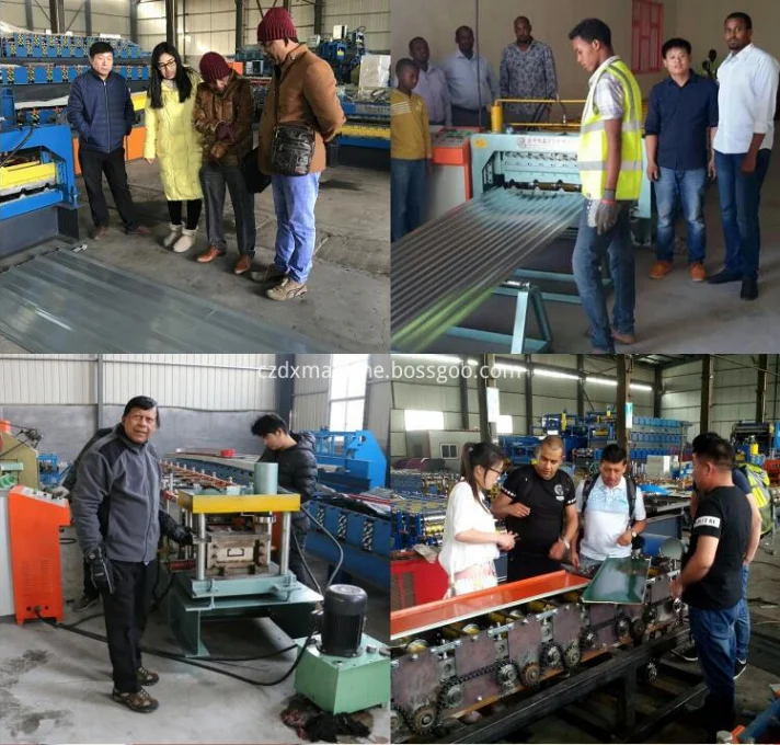 Construction Engineering Machinery Steel Wall And Roof Panel Roll Forming Machine
