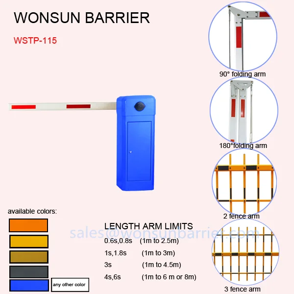 Wonsun Smart Parking Barriers Automatic Barrier Gate Price Malaysia