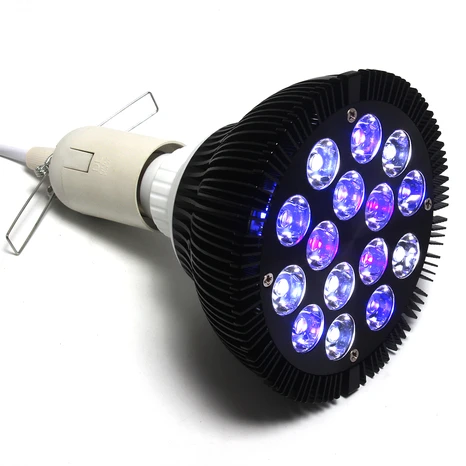 LED Grow Lamps E27 Par 38 Black Body for Indoor Grow,Hydroponic Cultivition
