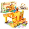 Funlock Duplo 120pcs Marble Race Run Slide Construction Building Blocks Set Creative Educational Toys Building Bricks for Kids