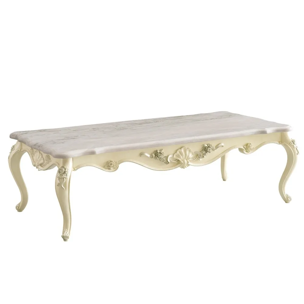 Groothandel paleis arabische wit lak salontafel houten tafels ...