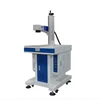 Desktop 20w 30W 50W Metal Label Name Plate ring metal Fiber Laser Marking Machine with rotary