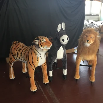 plush animal riding toys