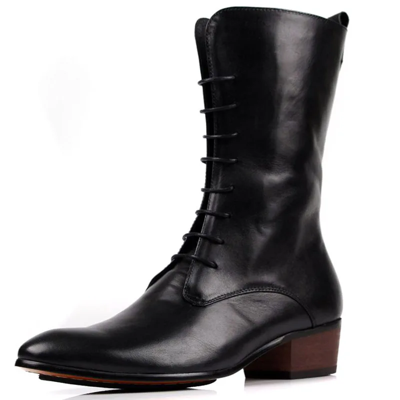fashion-2014-european-Slim-mens-boots-black-mens-winter