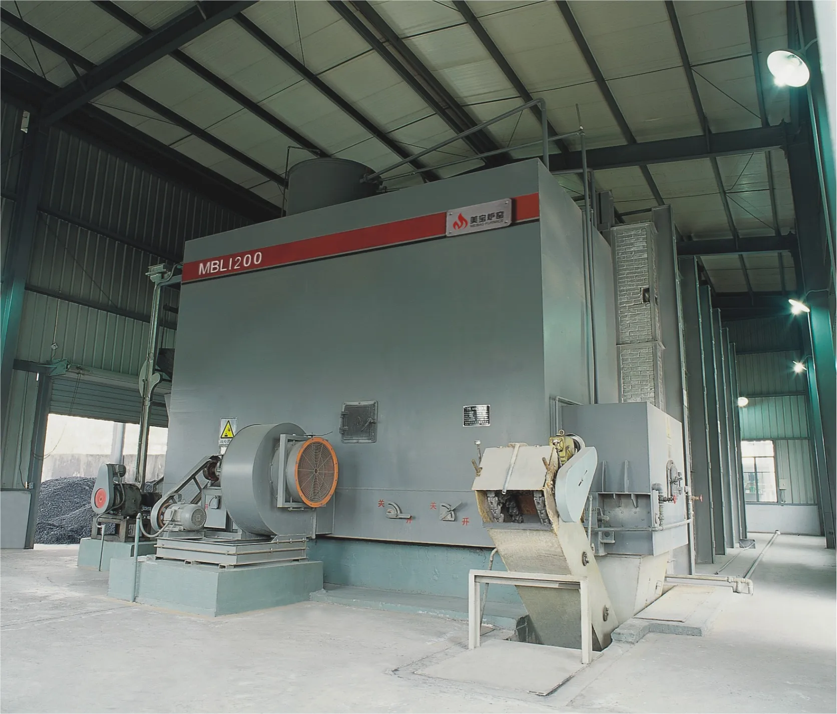 Industrial coal fired indirect heat exchanging hot air furnace/ Hot air generator fuel coal oil gas