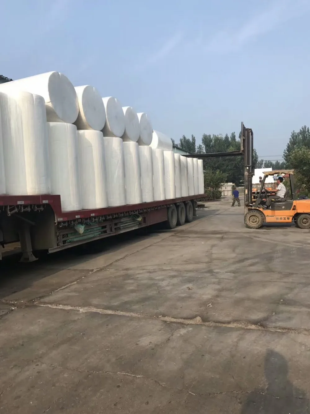 Virgin Pulp Big Roll Toilet Paper Parent Jumbo Roll Raw Material For