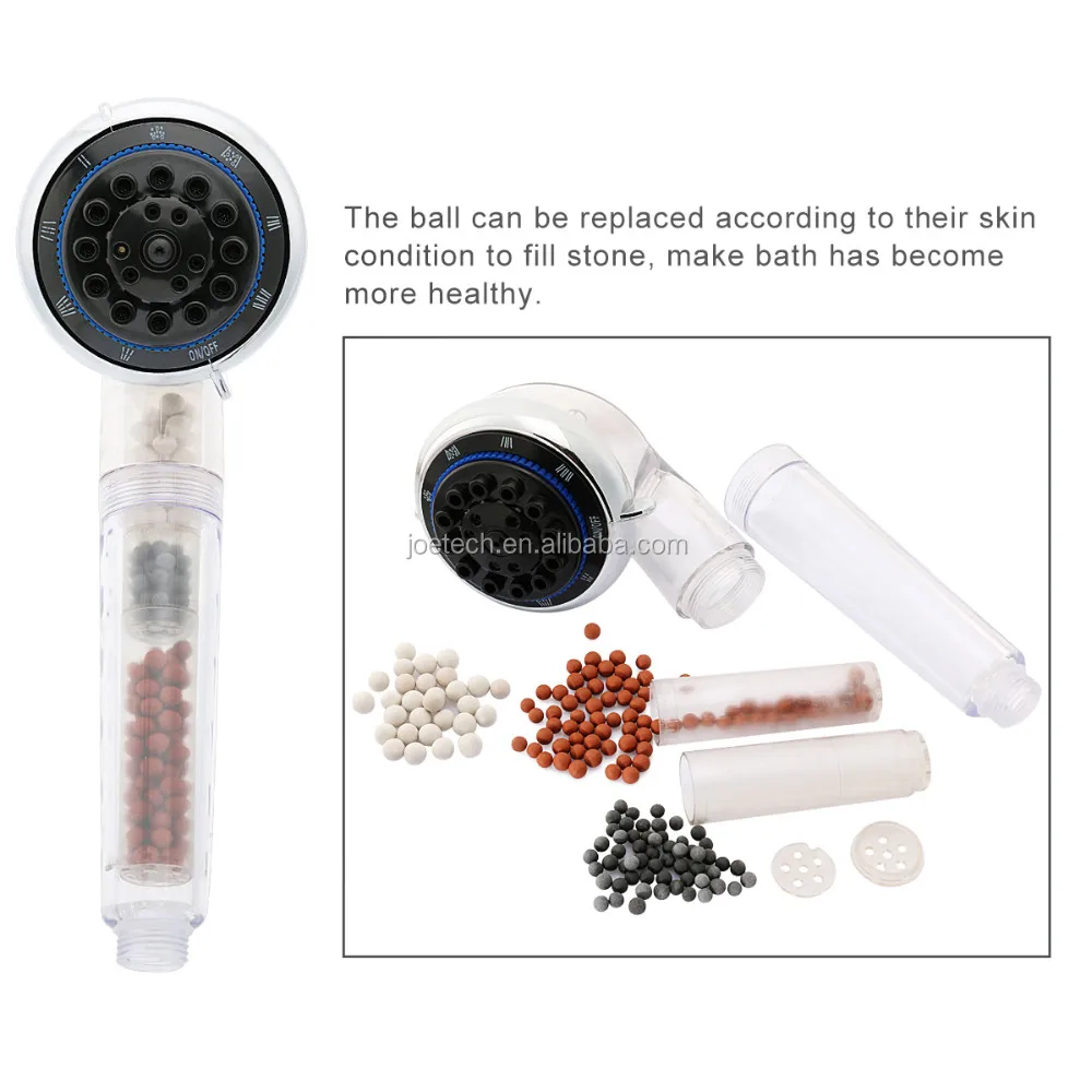 Spa Vitamin C Shower Filter Hand Water Transparent Shower Head Filter With Mineral Balls Buy