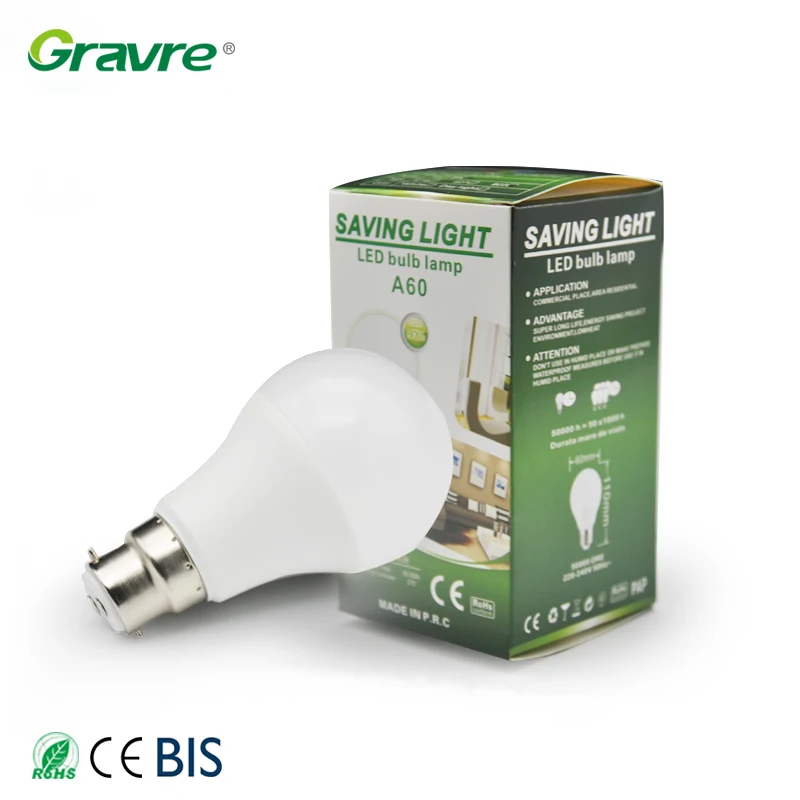 New Invention 2400 Lumen E27 B22 Aluminum Plastic Raw Material LED Bulb Lamp 15W18W24W