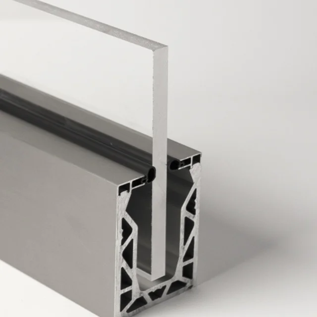 Base Mounted Aluminium Glazing Channel With With Glazing Gaskets Buy