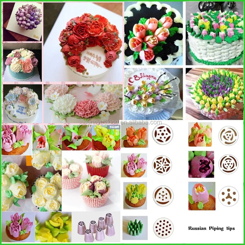 2017new 304 Stainless Steel Ball Sphere Russian Piping Tips,Russian