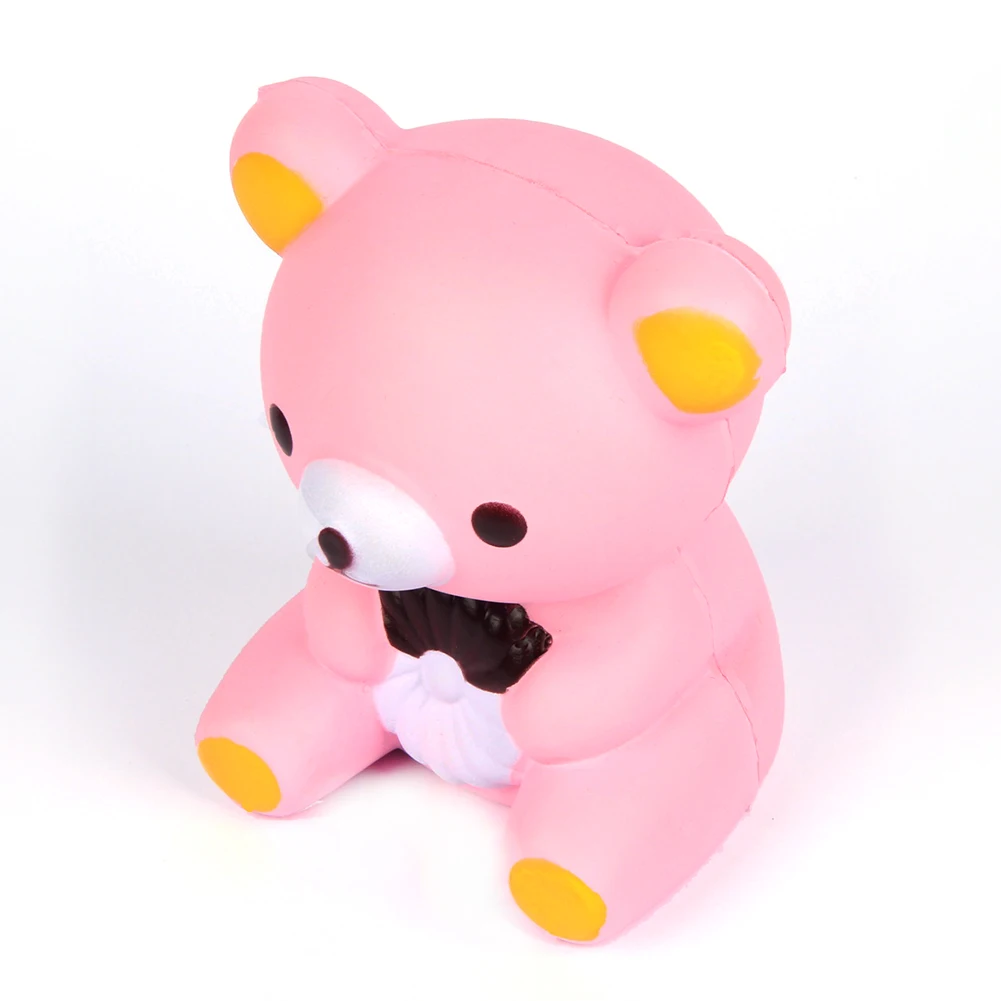 new design PU simulation squishy cookie bear squishy toys kawaii animal toys Children's gift squishy toys