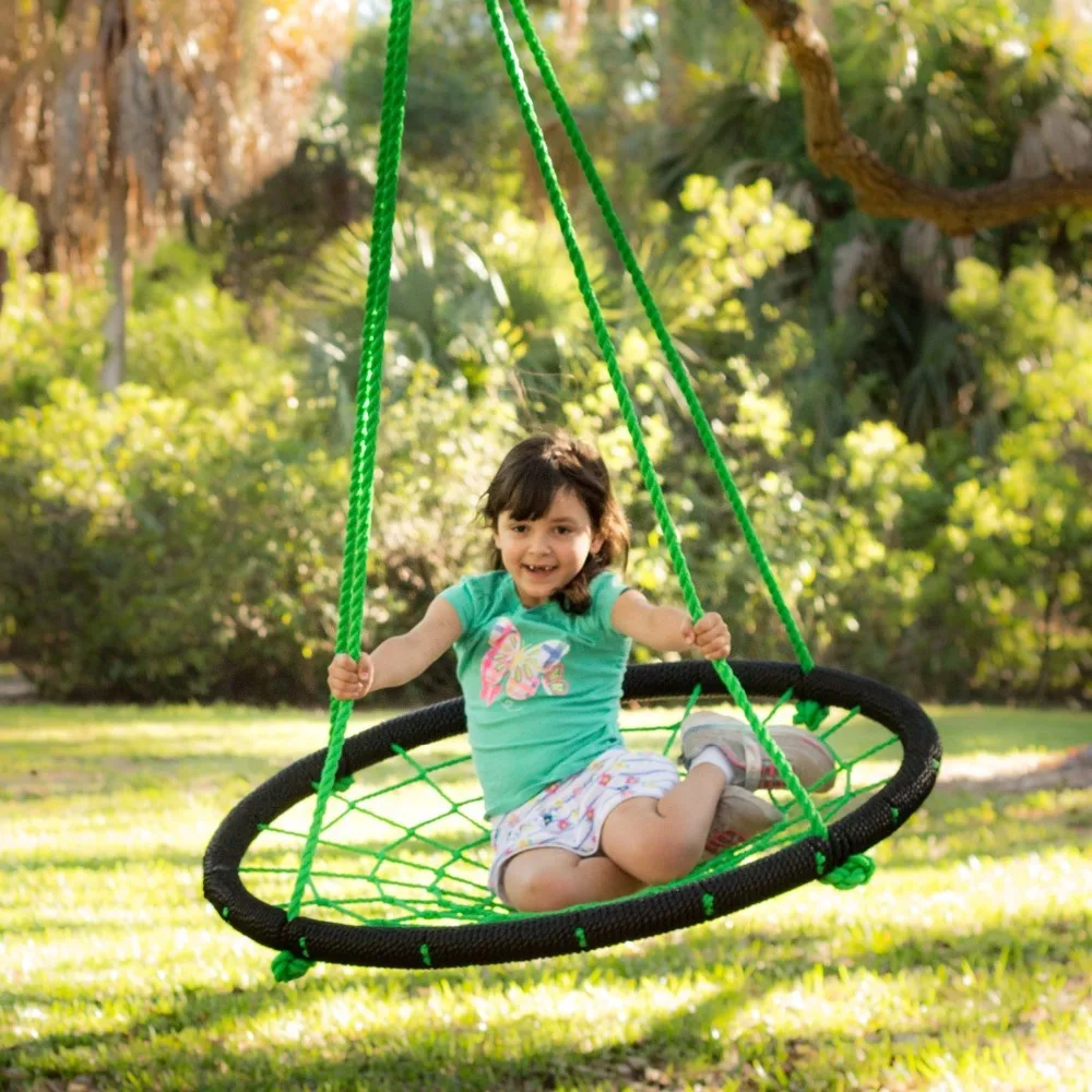 children net swing giant 40" spider metal swing set