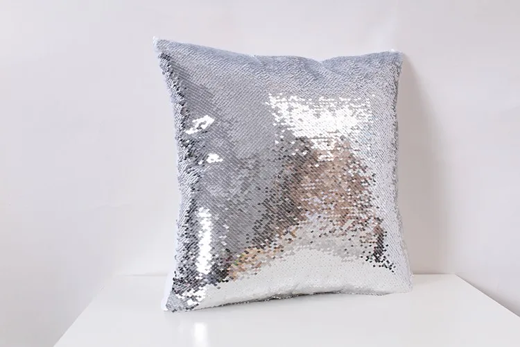 Custom Reversible Sequin Cushion Sublimation Pillow Case For Wholesale