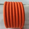 Standard Fabric Braided Cord Cable Orange Pattern Flat Fabric Wire