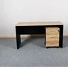 ready made office furniture melamine board office desk with side return