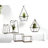 Europe type geometry iron art adornment, flower room places an article, false flower potted hanging basket