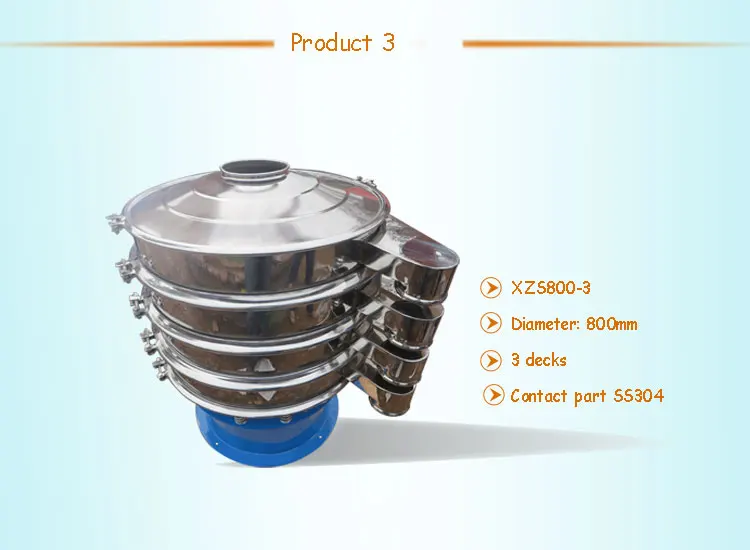 rotary drum vibrating sifter for pollen popcorn lavender sieving