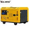 198 engine air cooled double-cylinder soundproof diesel generator for sale