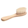 Cleansing pore New Baby Care Pure Natural Wool Wooden Brush Comb Brush Baby Hairbrush Infant Wooden Brush
