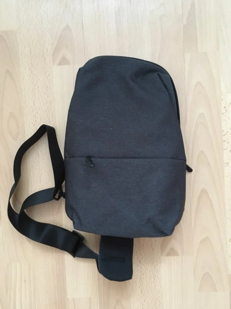 Спортивная сумка через плечо xiaomi multifunctional casual chest bag серая