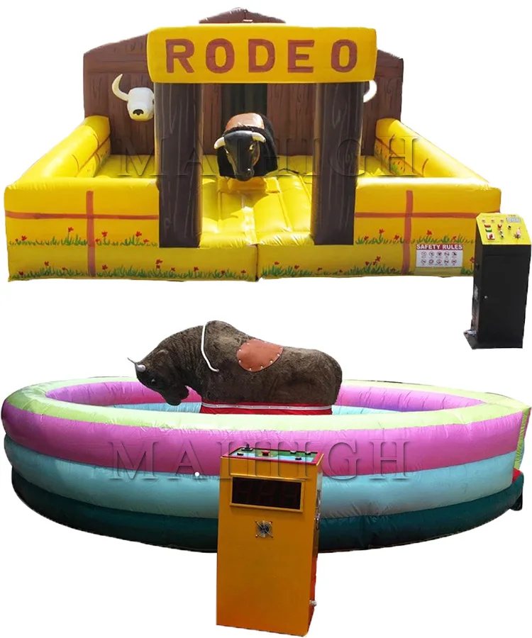 inflatable rodeo bull