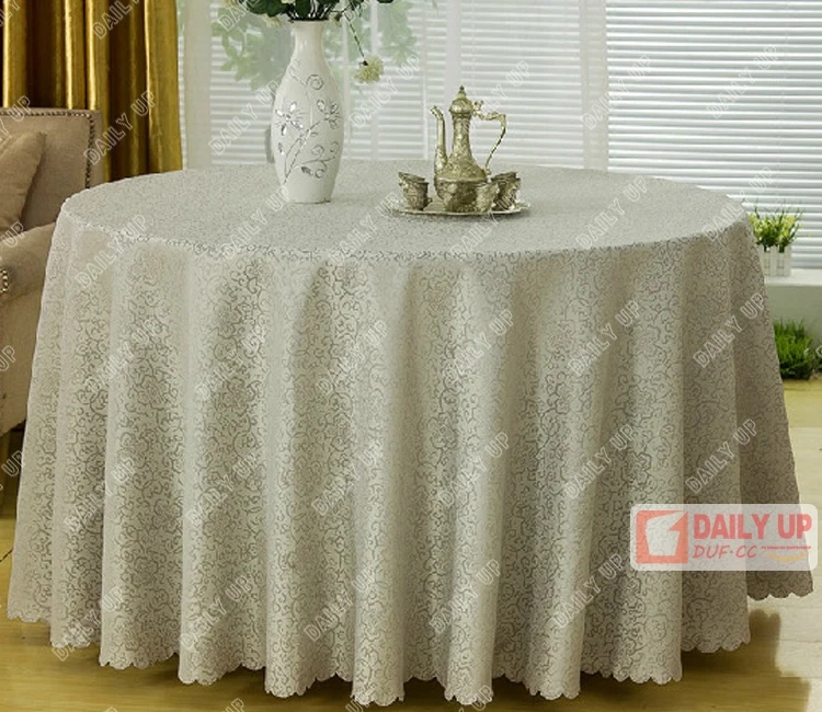 Polyester Plain Table Cloth Mit-Colour Cheap Round Table Cover Hotel Overlay Restaurant Table Cover