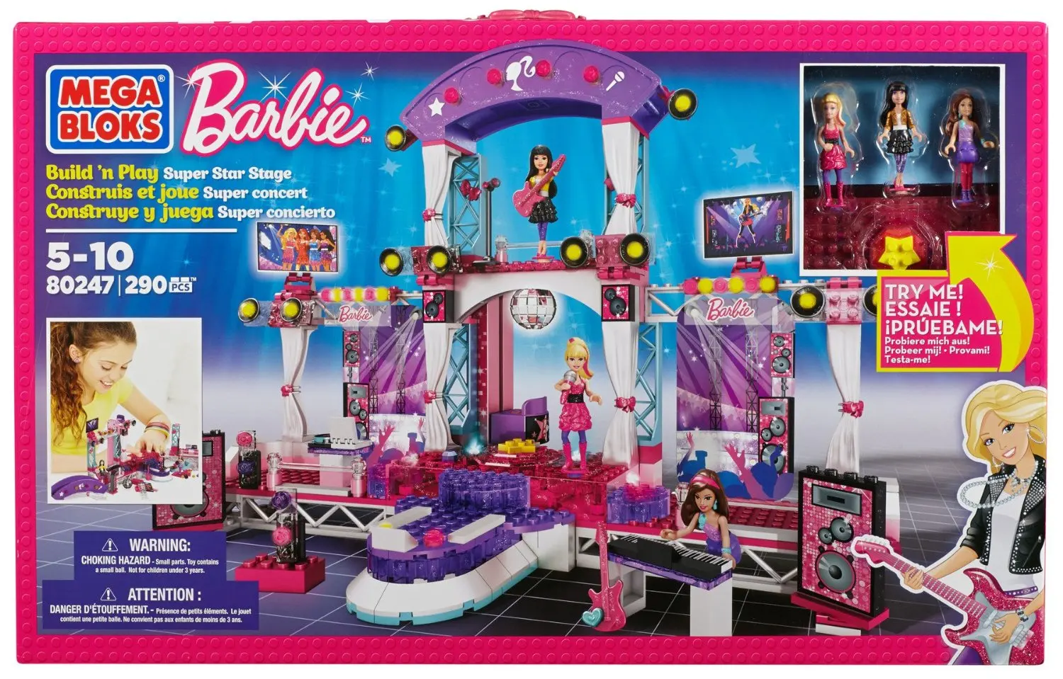 mega bloks barbie superstar stage