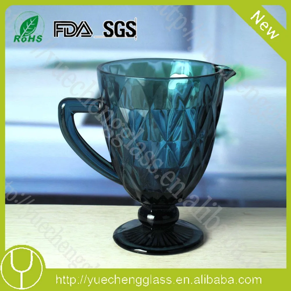 hot sale juice glass cup with colored bottom