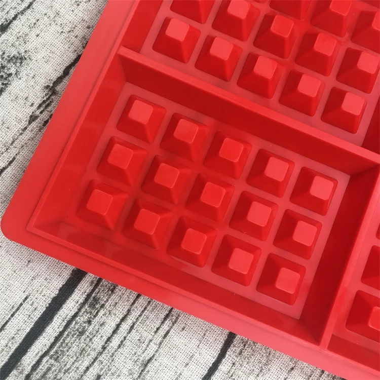 Waffle Silicone Molds Baking Mold Pan Diy Bakeware Tool Food Grade