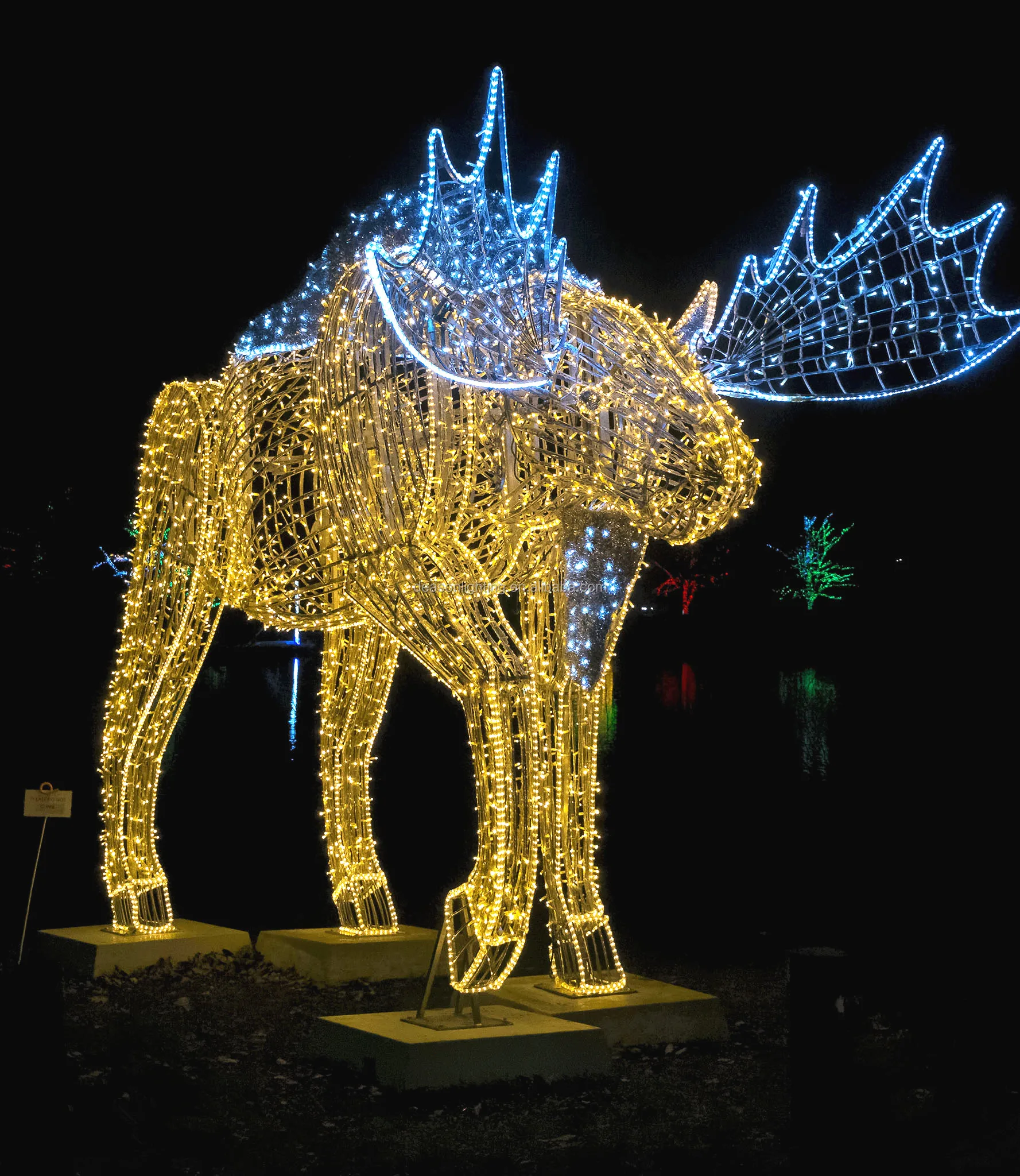 Lighted Christmas Moose Buy Christmas Moose Decorations,Led Lighting