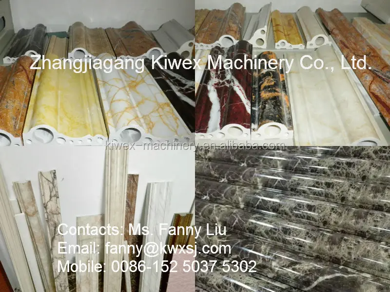 Placa Base De Pvc De Piedra De Mármol Artificial,Perfil De Mármol De