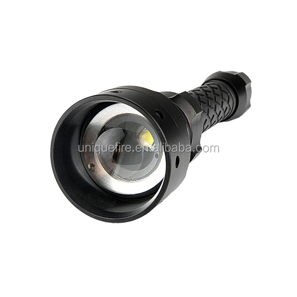 UniqueFire UF-1406 T50 50mm convex lens white LED 2x18650 batteries zoom hunting flashlight torch