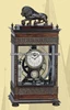 The Imitation Enamel Gilting Antique Cast Copper Lion-style Falling Ball Clock JG9001-5