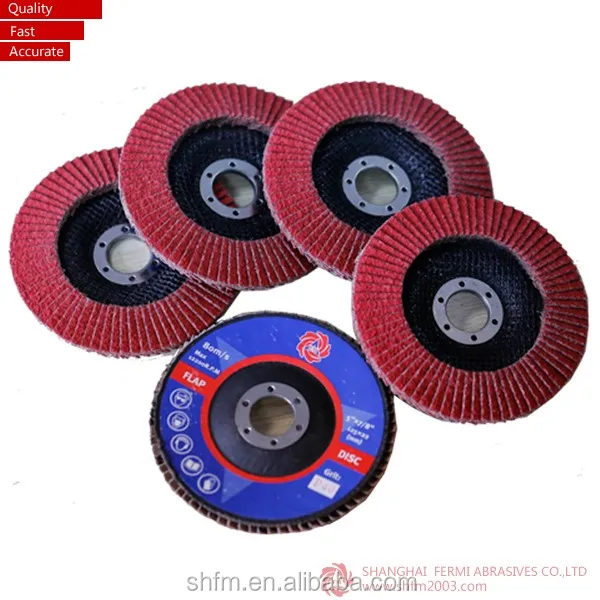 Vsm 4.5" X 7/8" 115mm Grit 60 Ceramic Fillet Weld Flap Disc Type 27