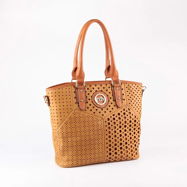 4094-PAPARAZZI brand designer 2016 low moq factory price laser PVC tote bag
