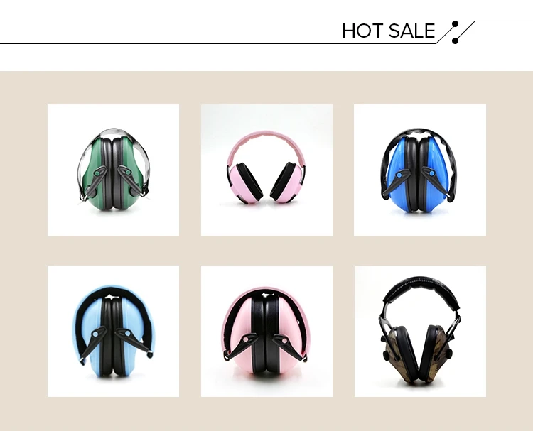 Multipurpose Safety Earmuffs Adjustable Headband Earmuff Antinoise