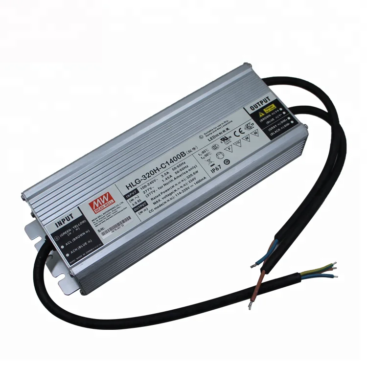 Led power supply. HLG-320h-c1400ab, AC/DC led, блок питания для светодиодного освещения. Источник питания HLG-320h-24a. Meanwell 320 Вт. Источник питания HLG-320h-12.