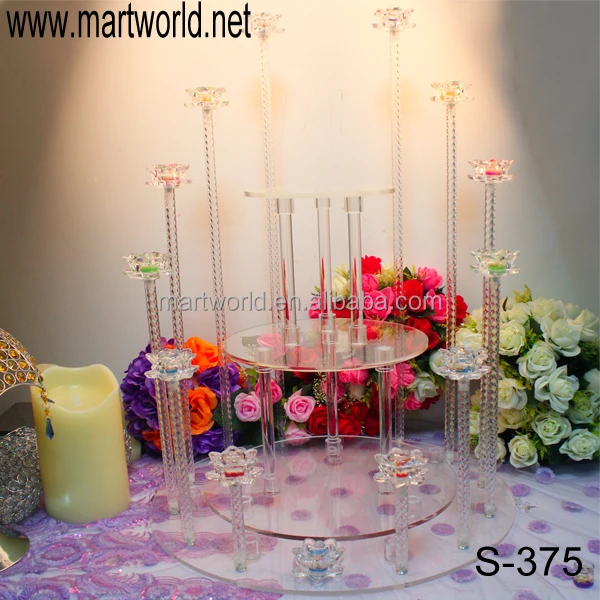 Tower Shape Acrylic Cake Stand For Home/party/hotel/banquet/wedding