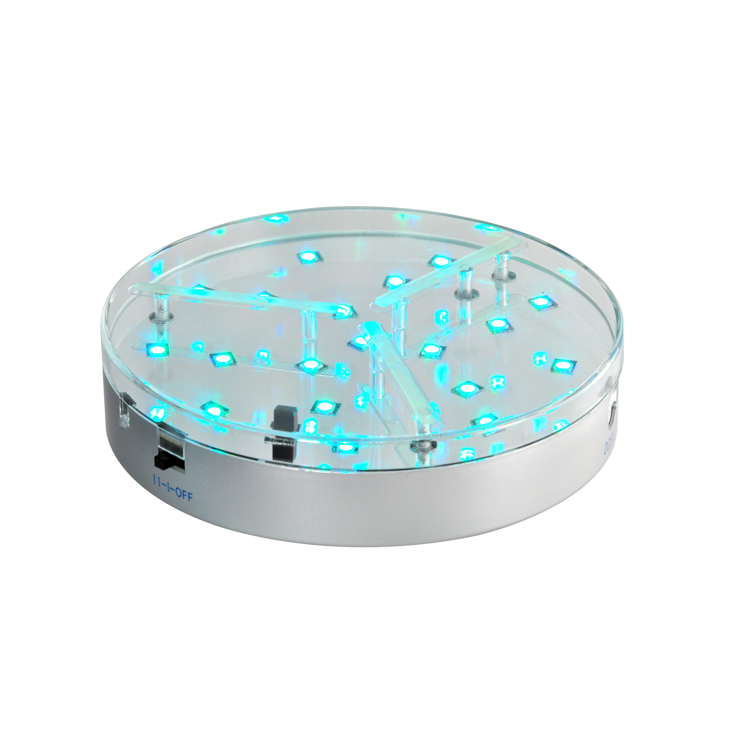 6inch 15cm Round Led Light Base Multi Colors Rgb Under Vase Light For