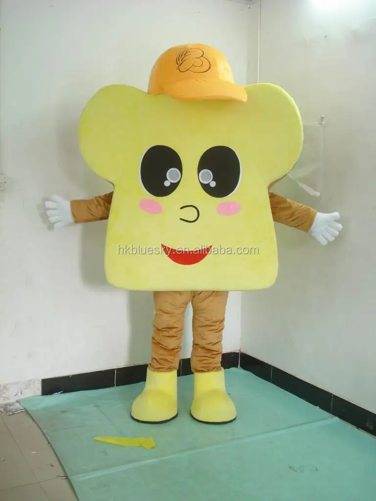 Handmade Foam Body Bread Mascots Adult Size Bread Walking Mascot