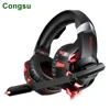 Congsu pc gaming headset with Microphone for PC/PS4/Xbox One/Laptop/Tablet/Cell Phone